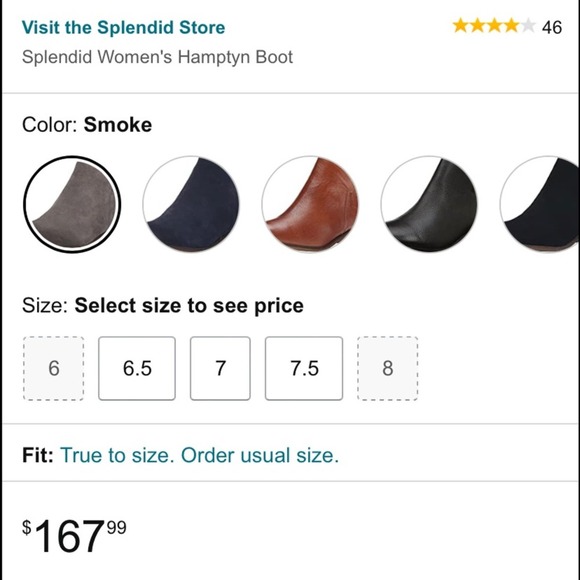 Splendid Hamptyn Suede Booties | Color: Smoke | Women Size 8.5 - Picture 9 of 9